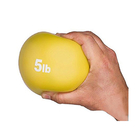 Soft Weighted Medicine Balls 3LBS 4LBS 5LBS Toning Yellow Wear Resistant