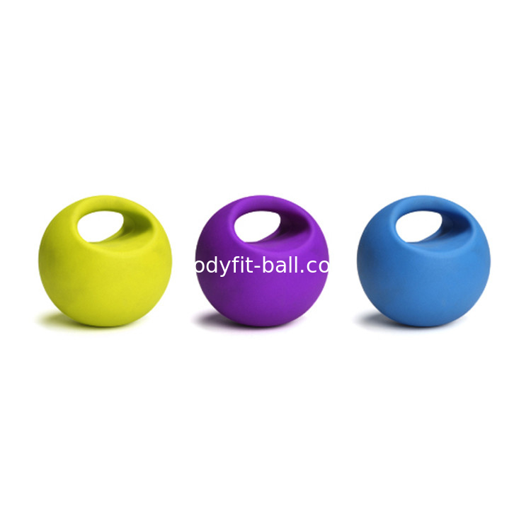 Customized Logo Handle Weight Ball Fitness Training Single Handle Medicine Ball